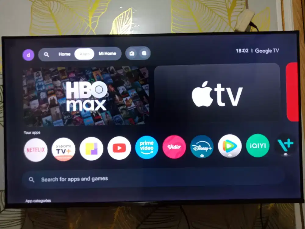 [LIKE NEW] Xiaomi Smart TV A Pro 43 4K QLED (Seri 2026) - Garansi