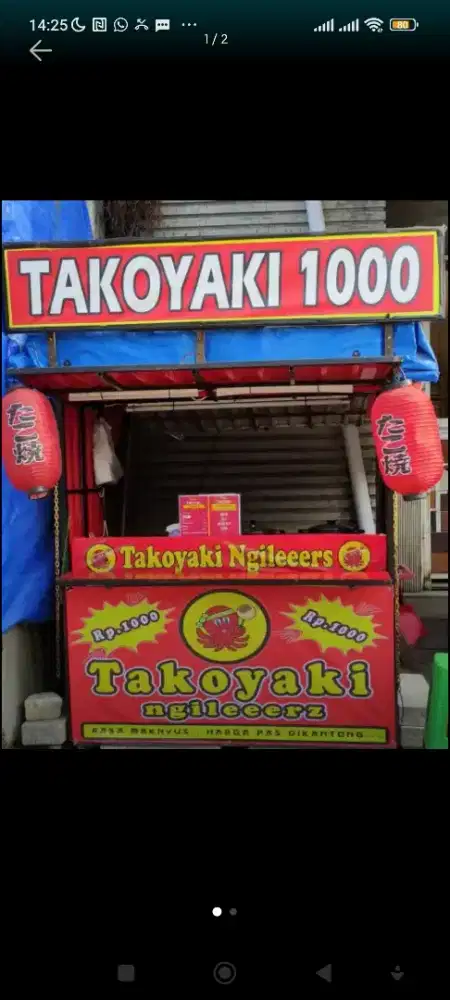 Jualan jaga Takoyaki