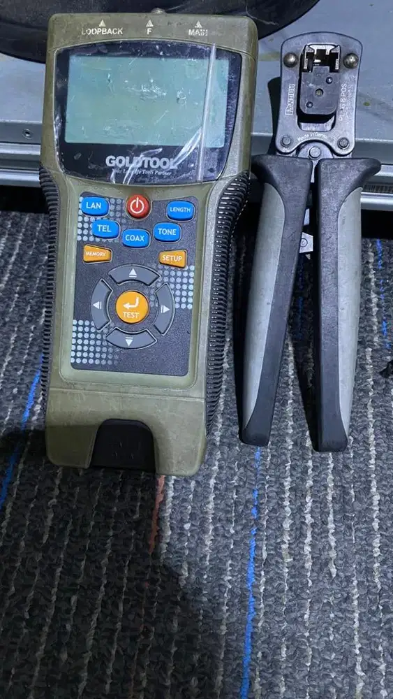 LAN TESTER GOLDTOOL & TANG CRIMPING PANDUIT