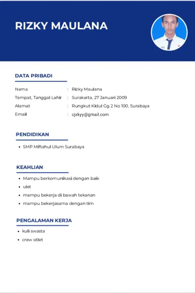 cari lowongan kerja