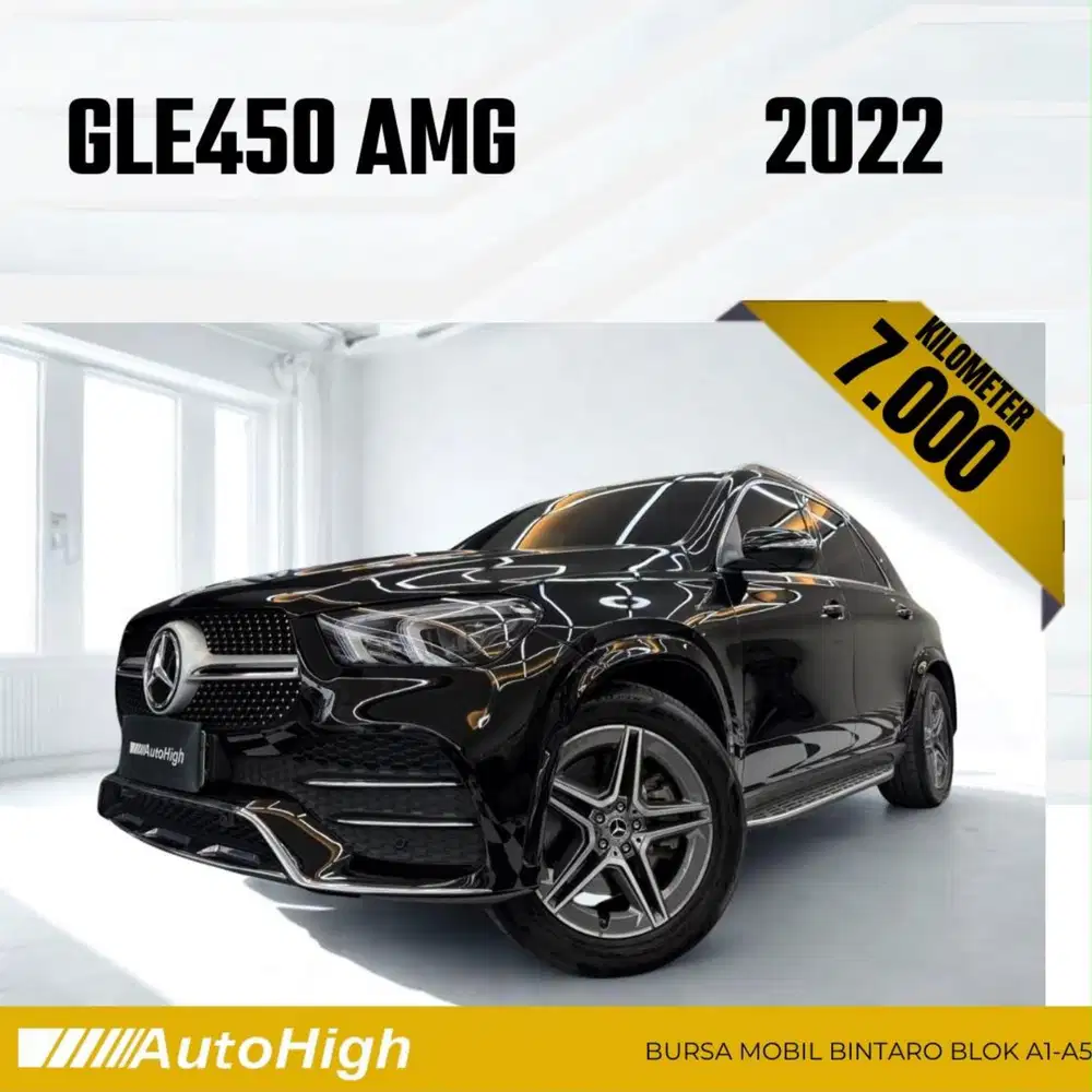 DP10% [Km7.000] GLE450 AMG 2022 Black / GLE 450 Reg 2023 #AUTOHIGH