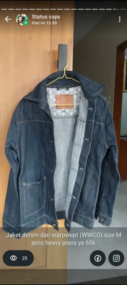 Jaket denim WWCO