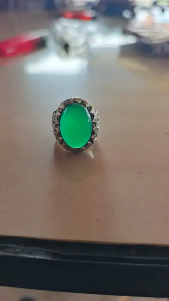 Batu cincin Ijo garut natural