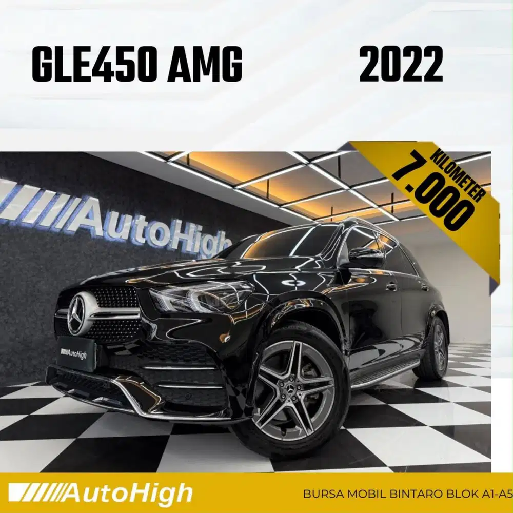 DP10% [Km7.000] GLE450 AMG 2022 Black / GLE 450 Reg 2023 #AUTOHIGH