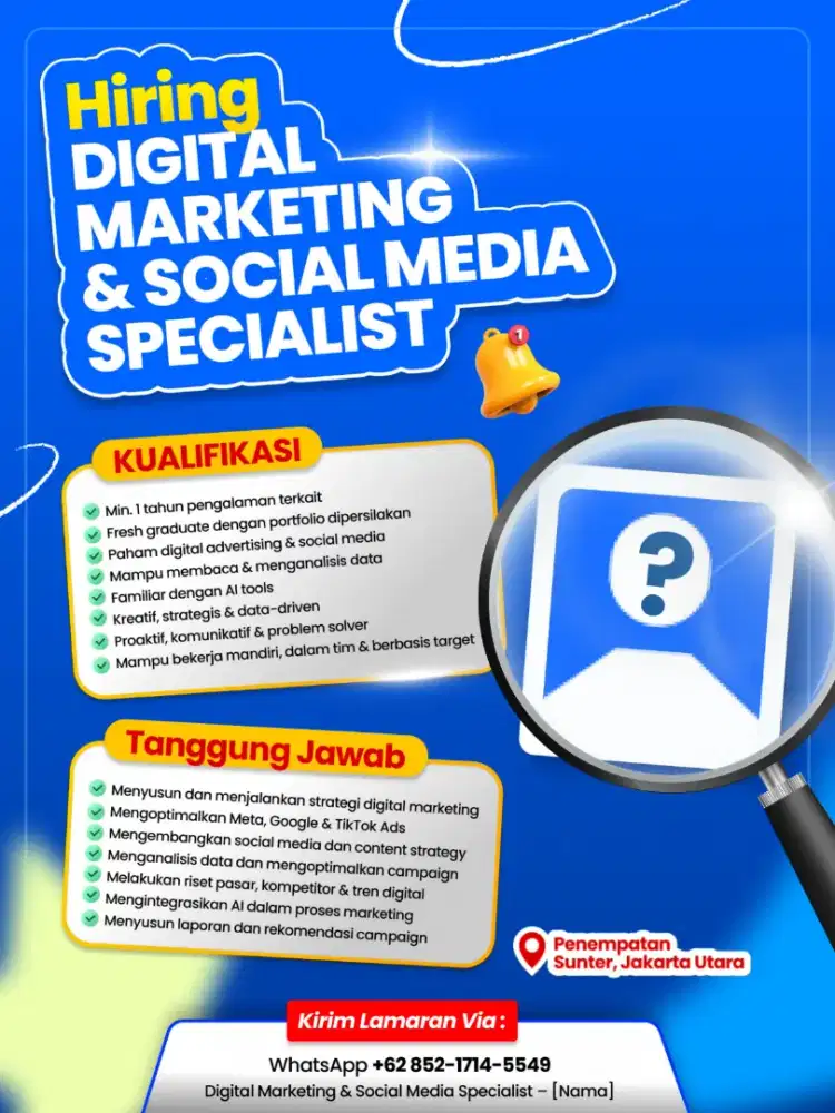 Lowongan digital marketing