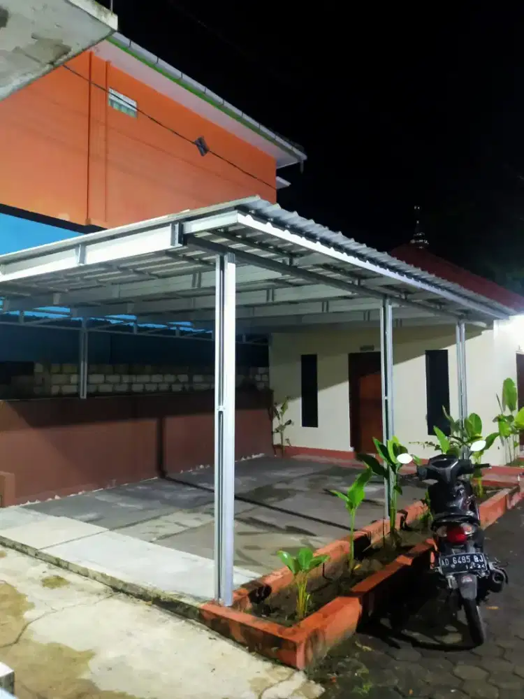 Pemasangan aplikator kanopi baja ringan
