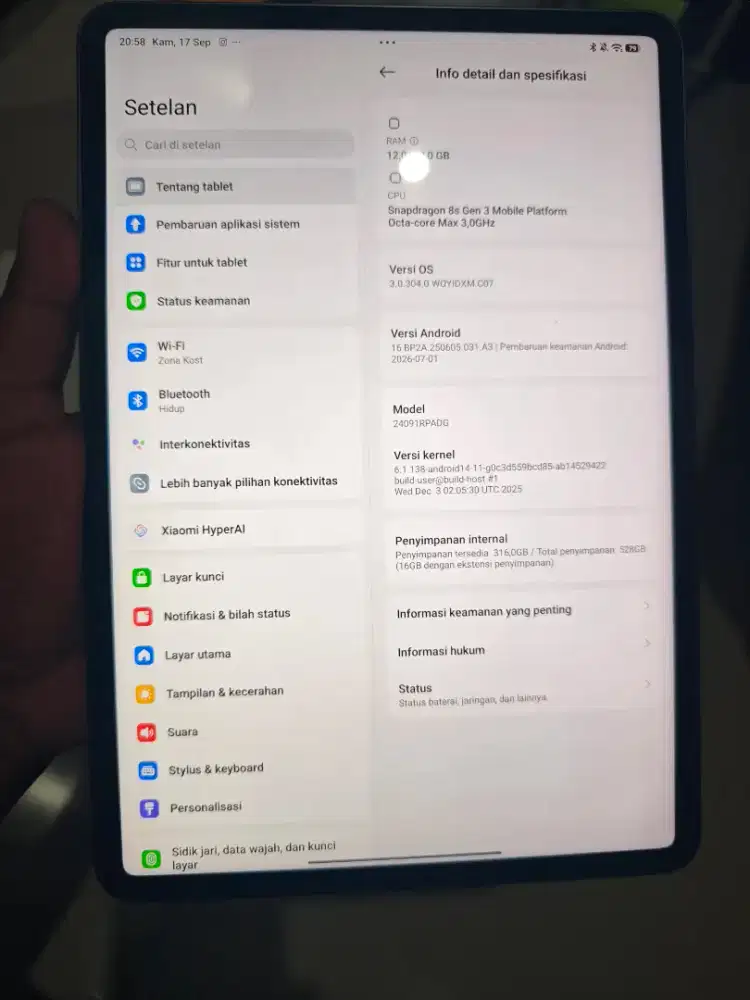 Xiaomi pad 7 pro 12/512
