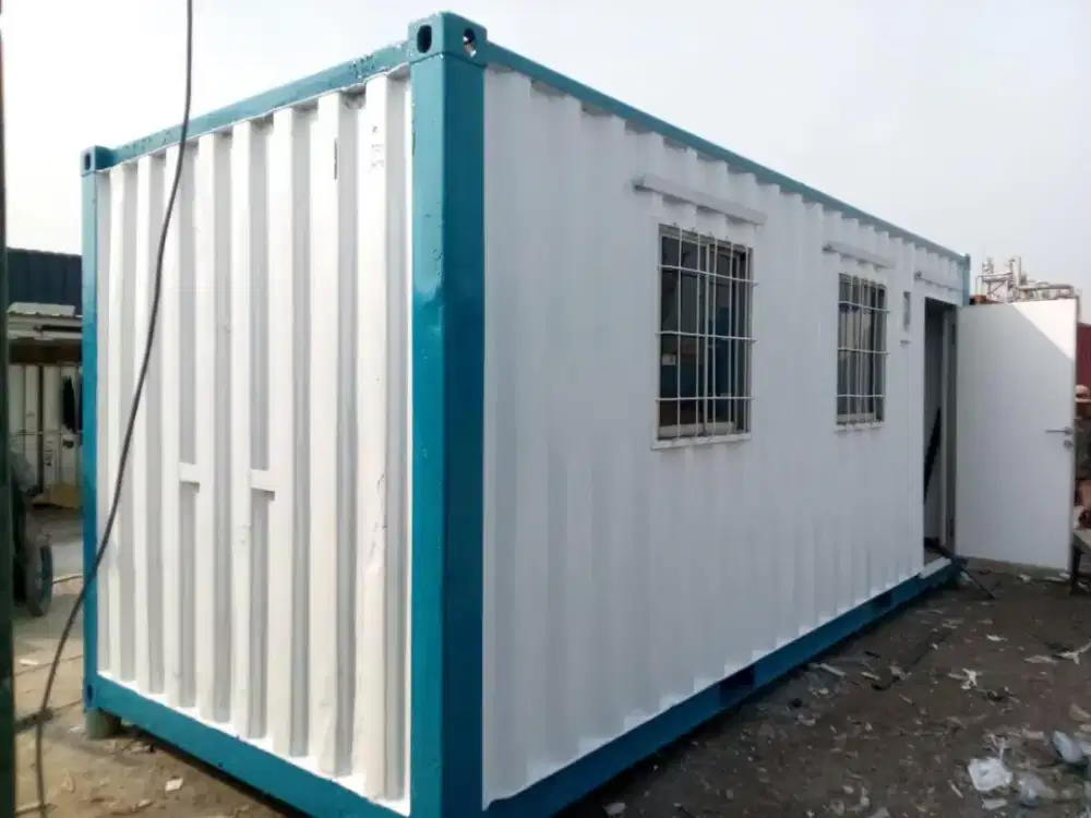 Jual Kontainer office 20 ft extra toilet