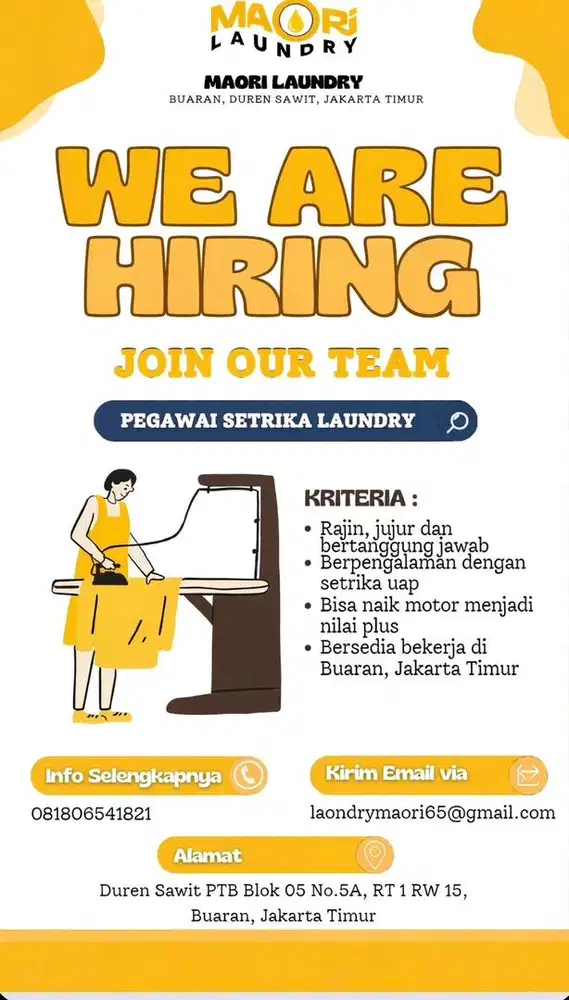 Karyawan Setrika