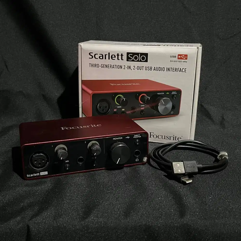 Soundcard Focusrite Scarlett Solo Gen 3