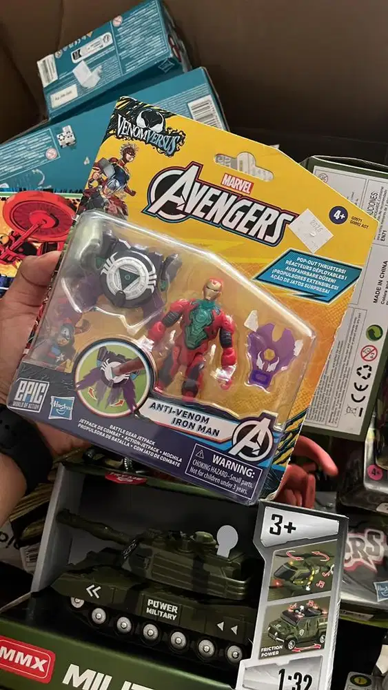 Mainan anak kids station action figure Hasbro Marvel anti venom