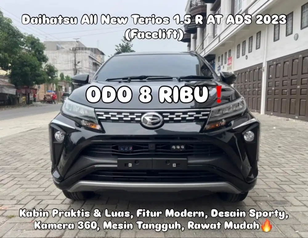 (TDP 44 JUTA!) Daihatsu All New Terios 1.5 R Automatic ADS Hitam 2023