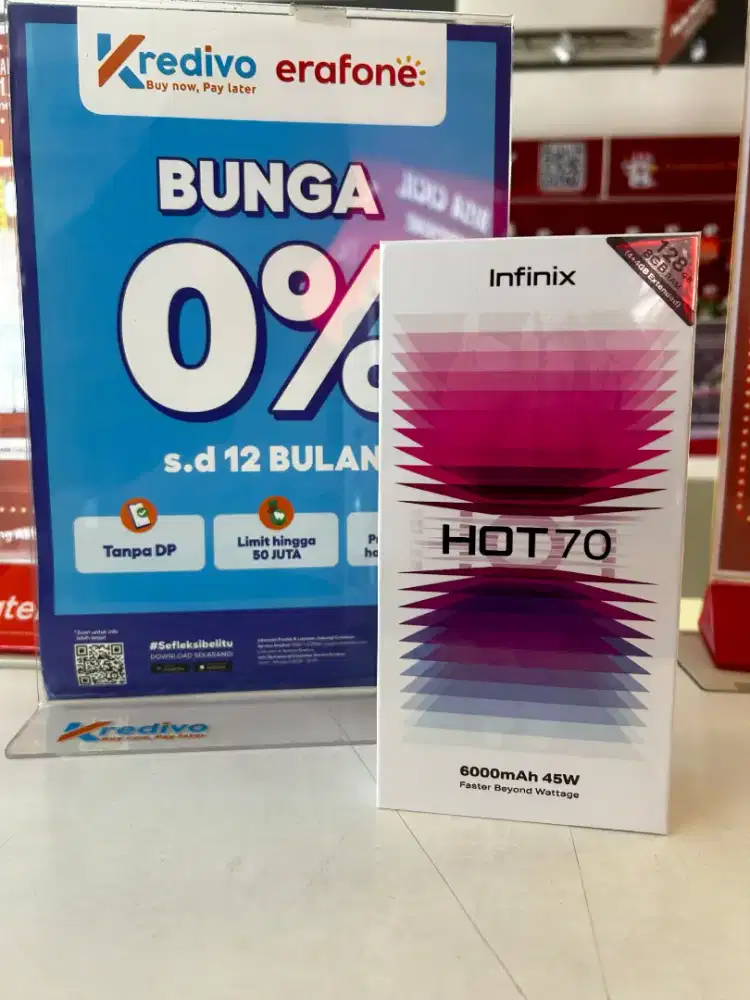KREDIT INFINIX HOT 70 CUMAN PAKE KTP SAJA