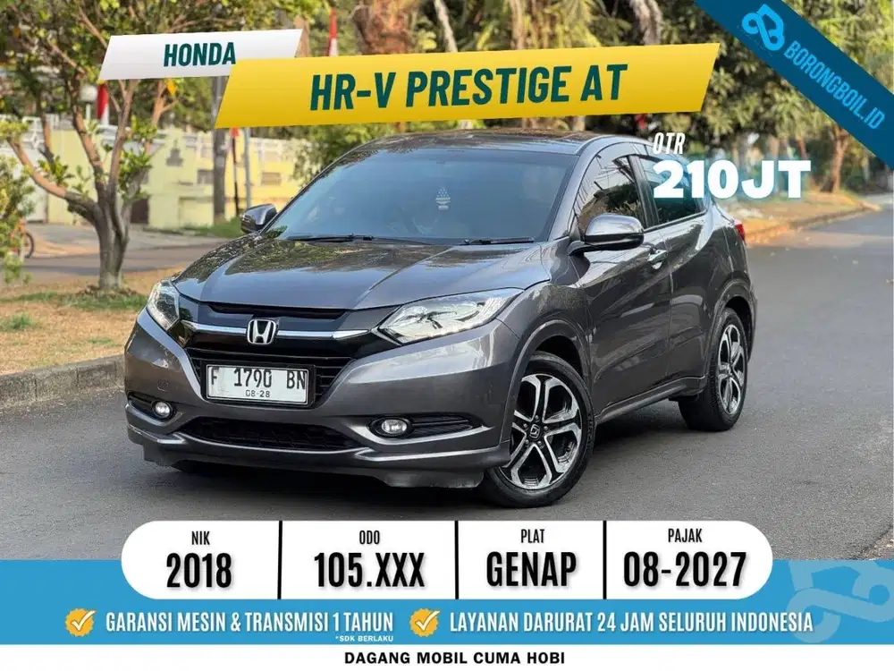 TERMURAH!!HRV 1.8 PRESTIGE AT 2018 PANORAMIC SUNROOF