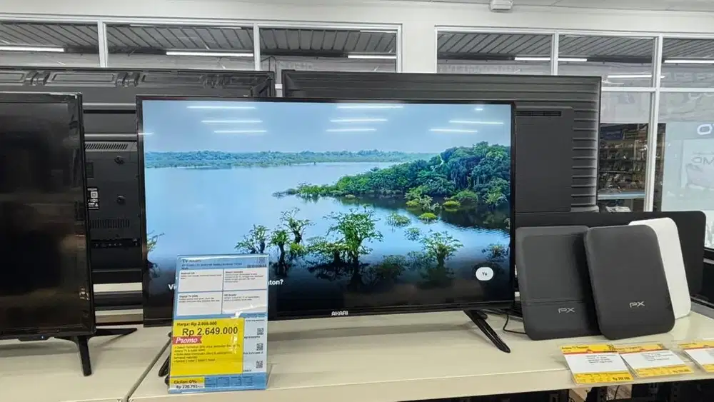 NEWW! TV AKARI AT-32AS2 ANDROID TV 32 inch