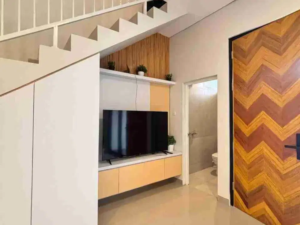 Jual Rumah Baru 2 Lantai  Cluster di Kukusan Dekat Gerbang Tol Kukusan Kota Depok