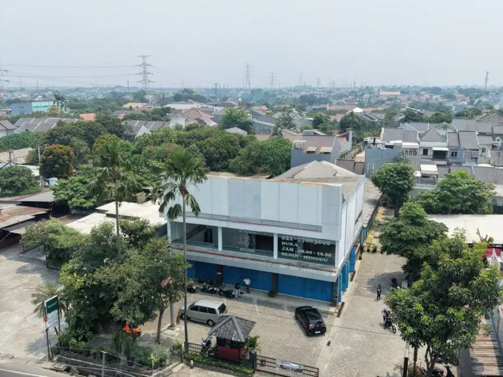 DIJUAL – EX SHOWROOM & BENGKEL MOTOR Jalan Raya Sawangan, Depok
