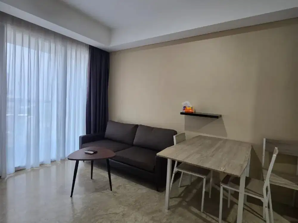 Disewa Apartemen Gold Coast PIK 1BR, 51m2, Full Furnished