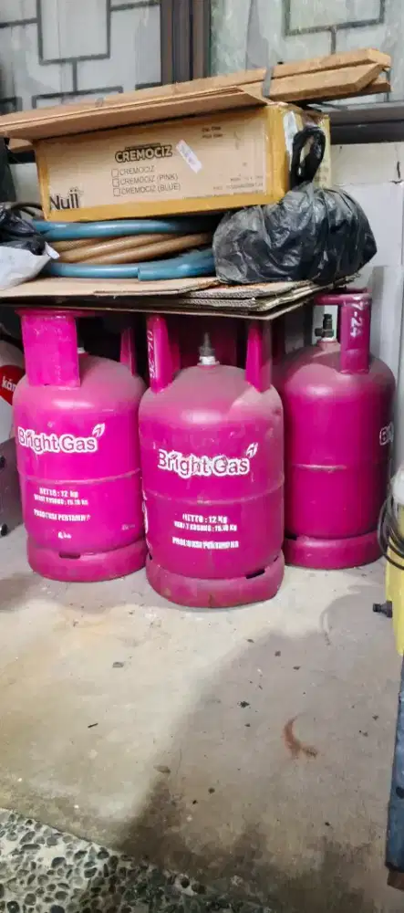 Dijual Tabung Gas Elpiji 12 kg (kosongan), yang pink bright gas