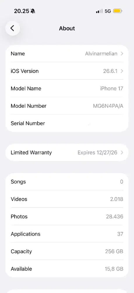Iphone 17 256 GB IBOX