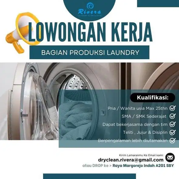 diperlukan produksi laundry satuan