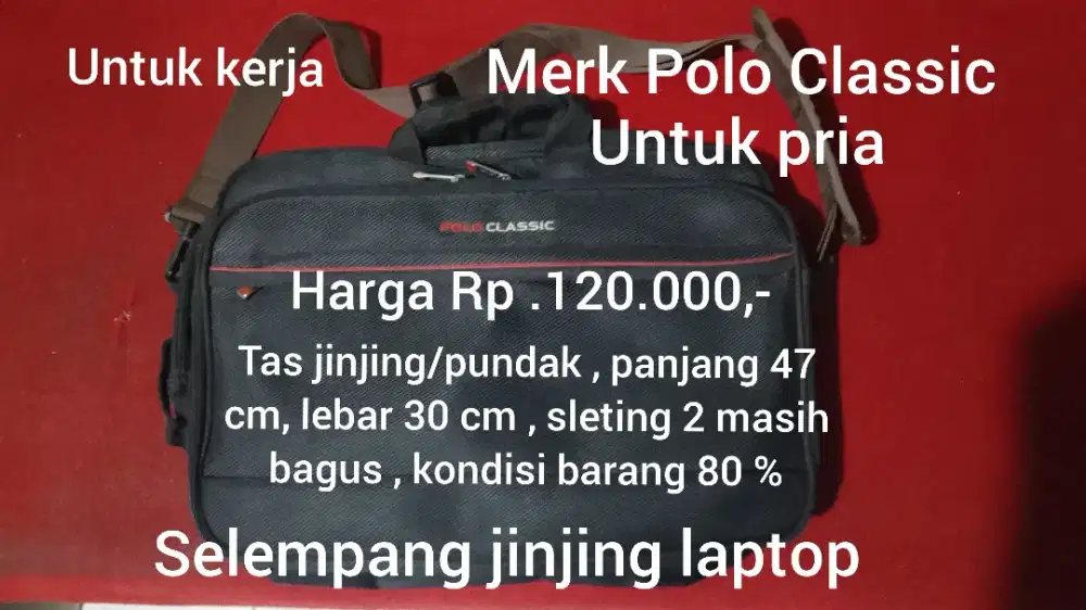 Dijual Tas kerja untuk laptop
