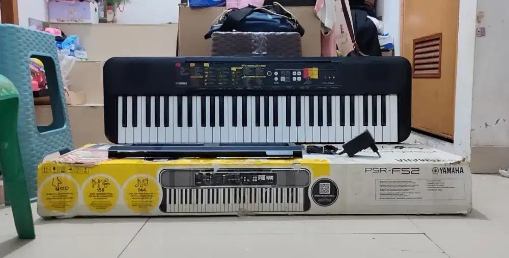 Yamaha psr f52 lengkap normal