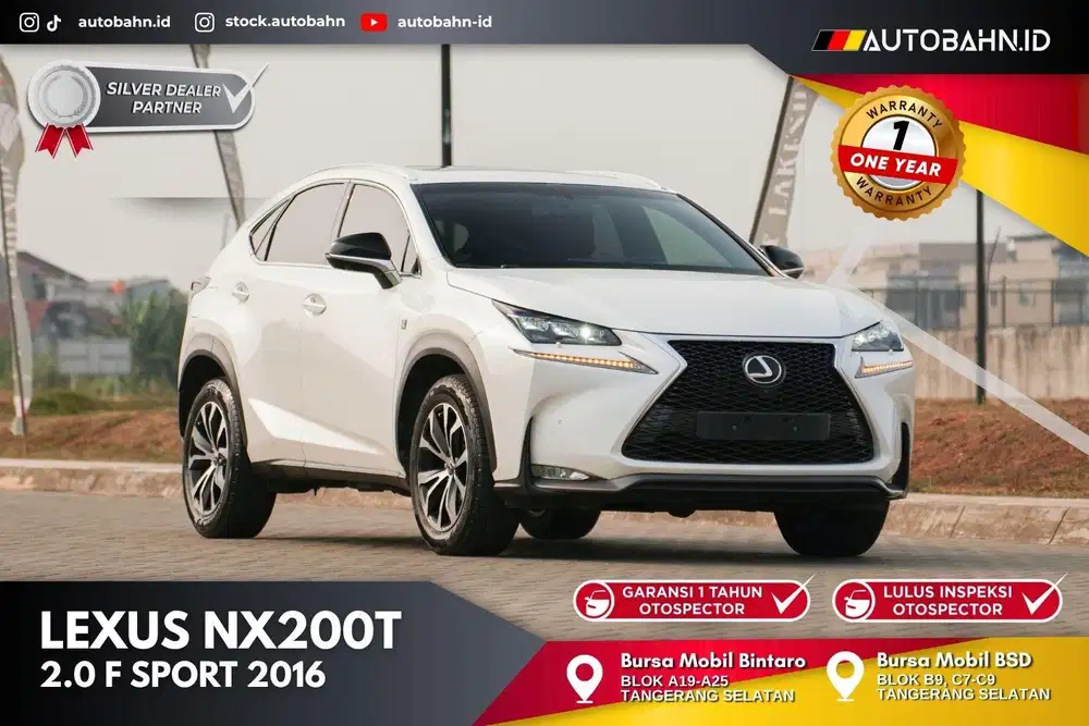 Smart Choice! Lexus NX200t F-Sport 2016 Warranty nx200 rx200 x3 glc200