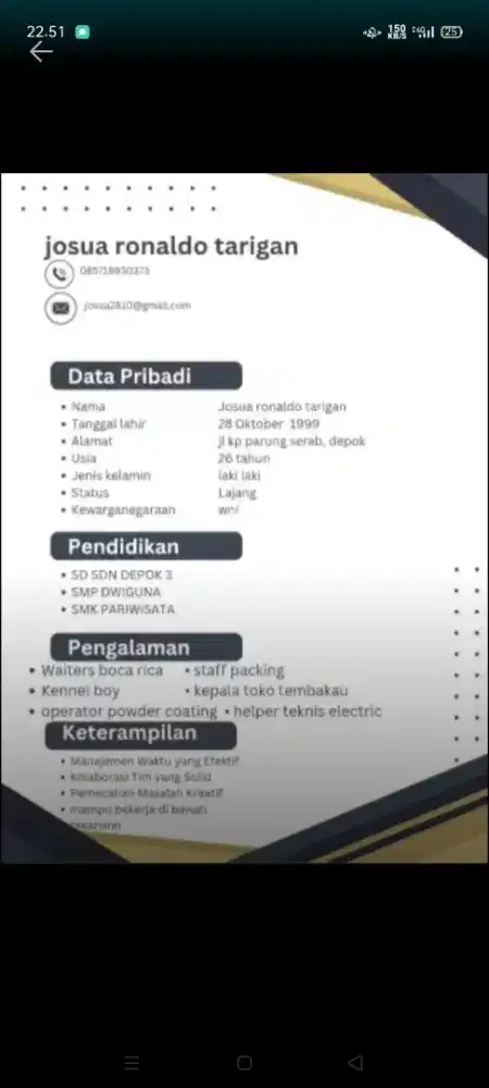 Mau bekerja di bidang apa saja