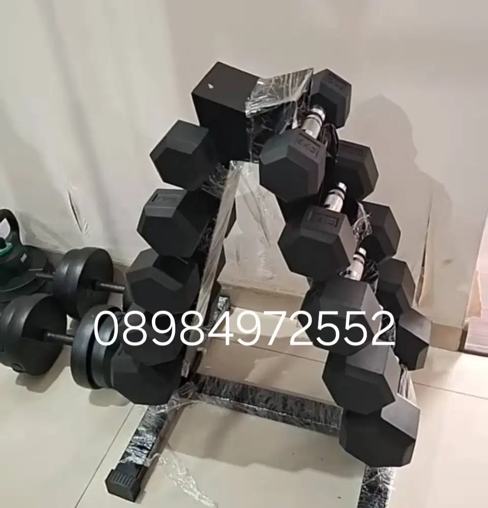 Dumbbell Premium 2,5-12,5 KG + Rak