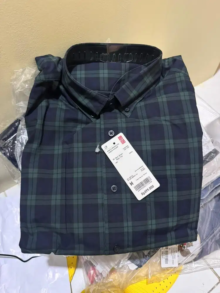 Uniqlo flannel new kemeja