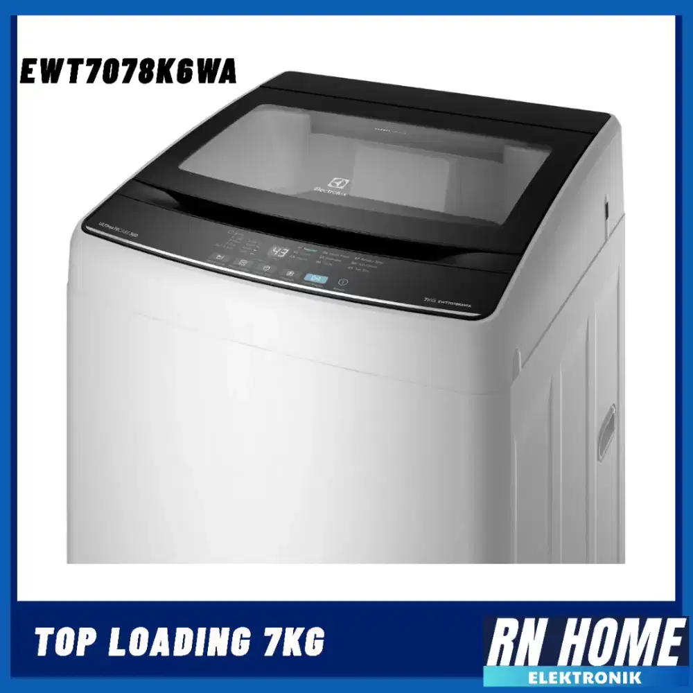 Electrolux Mesin Cuci Top Loading 7kg  | BISA CICILAN 200rb/bulan