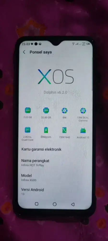 Infinix Hot play 9