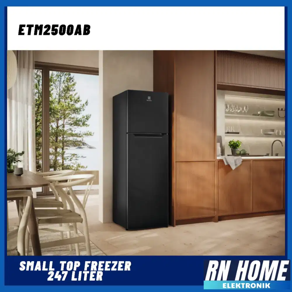 Electrolux Kulkas 2 Pintu 250L ETM2500AB | BISA CICILAN 400rb/bulan