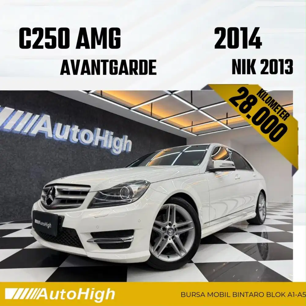DP10% [Km28.000] C250 AVG AMG 2013 White Reg 2014 #AUTOHIGH