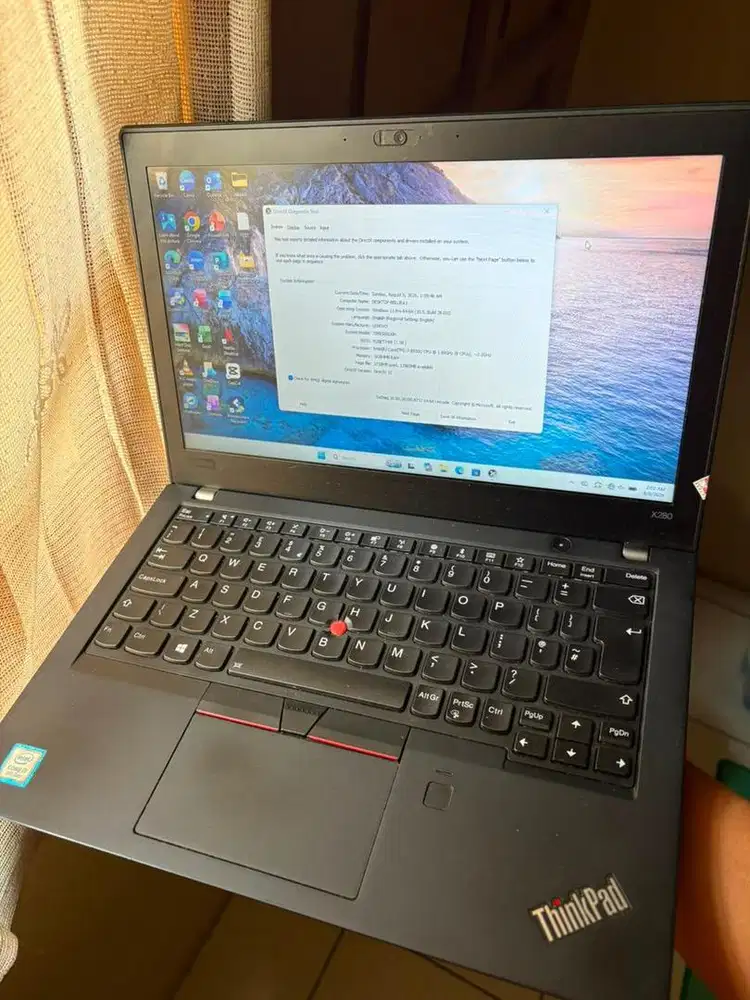 Lenovo thingpad X280 i7 16/256gb no minus
