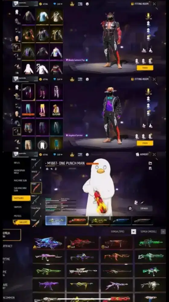 jual Akun FF Asli 100% original aman & tepercaya promo murah Akun FF