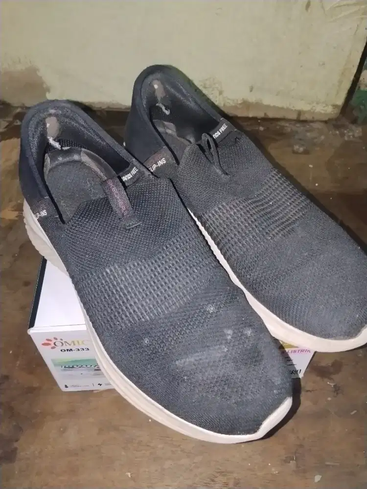 Skechers Hands Free Slip-Ins Hitam Original Slip On Men