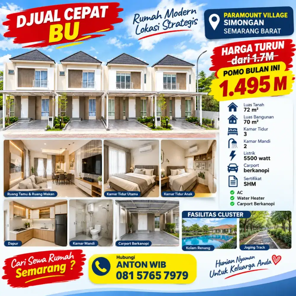 BU Cepat paramount village potala bukit wahid polda karyadi colombia