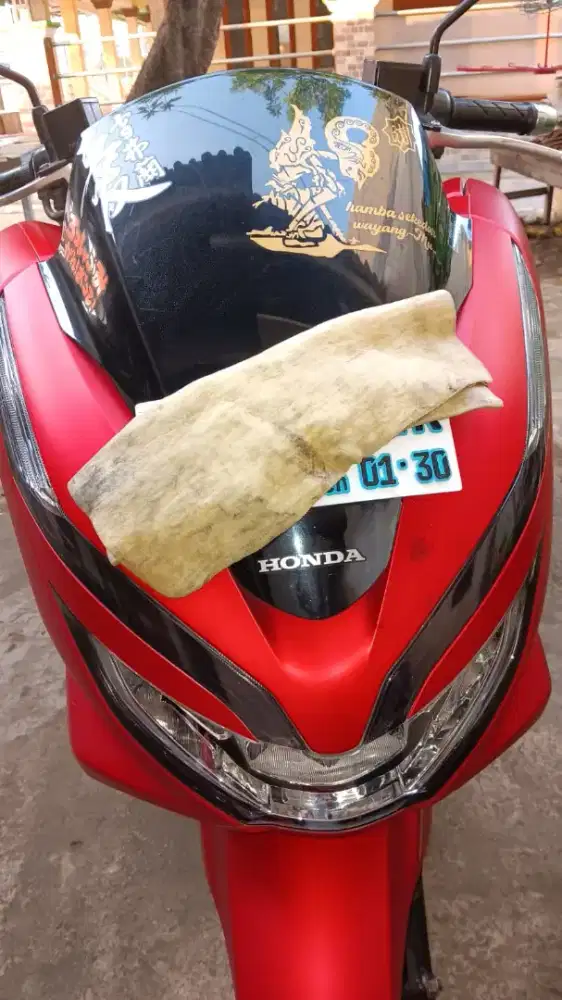Honda pcx 150abs merah doff
