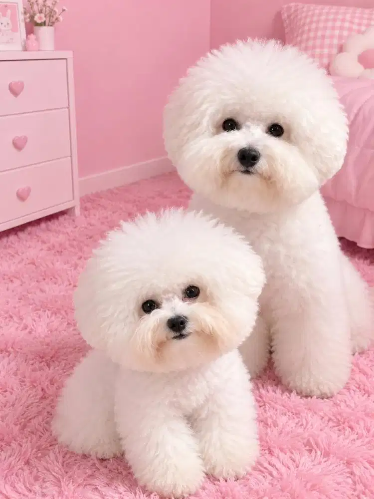 Anjing / puppies bichon frise jantan