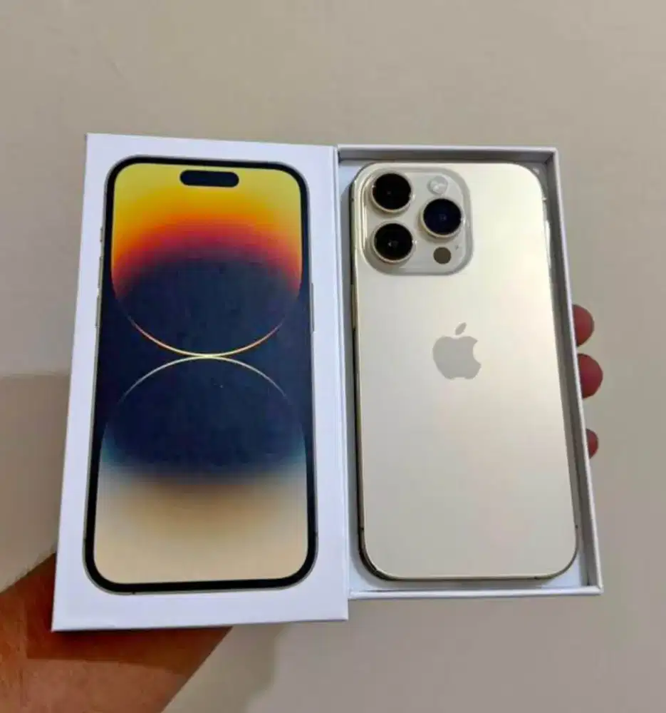 Jual iphone 14 pro inter gold 256