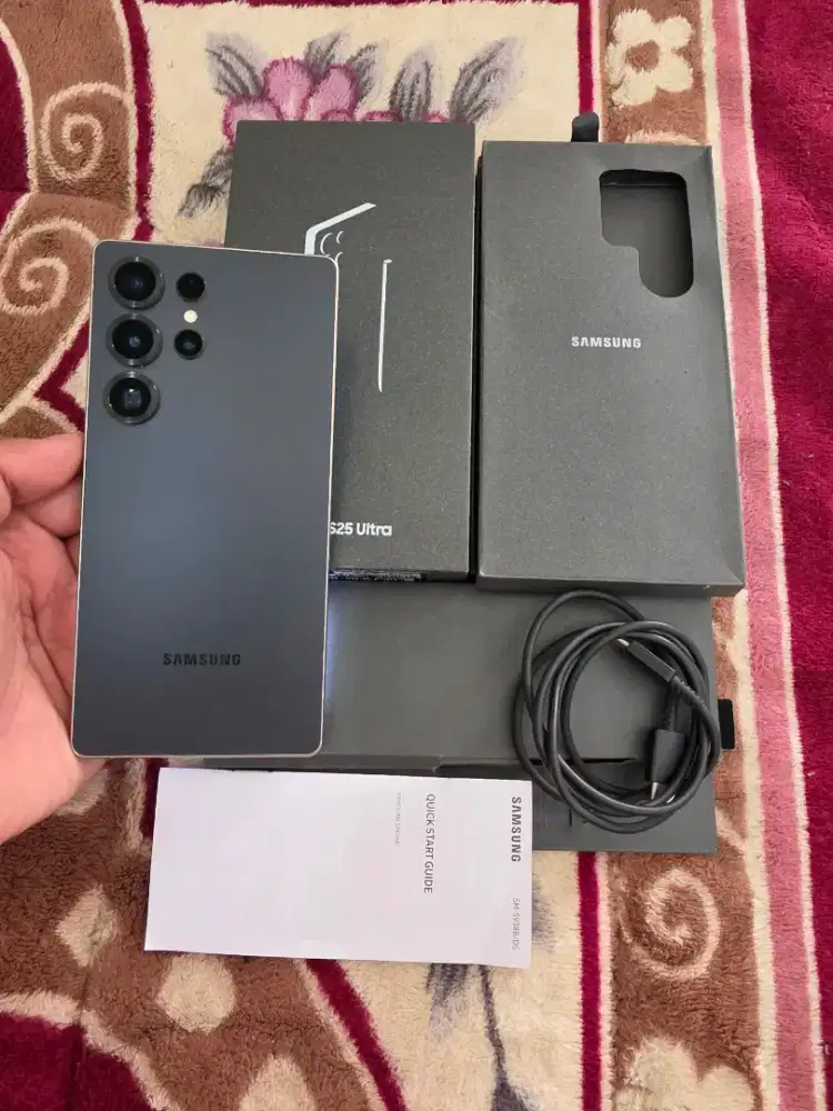 Samsung S25 ultra ram 12/512gb mulus like new,fulset original