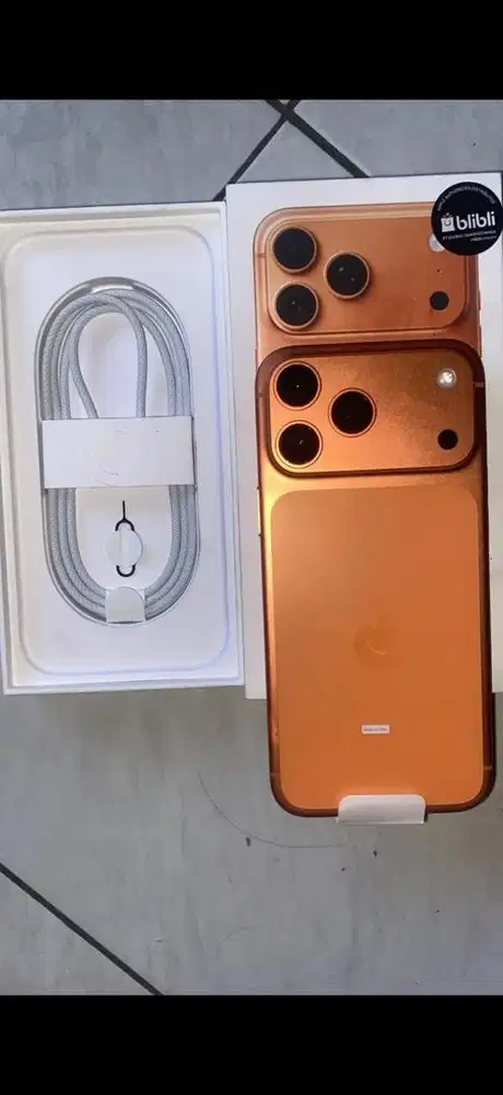 Jual IPHONE 17 Promax Orange 2 TB Bergaransi Mulus
