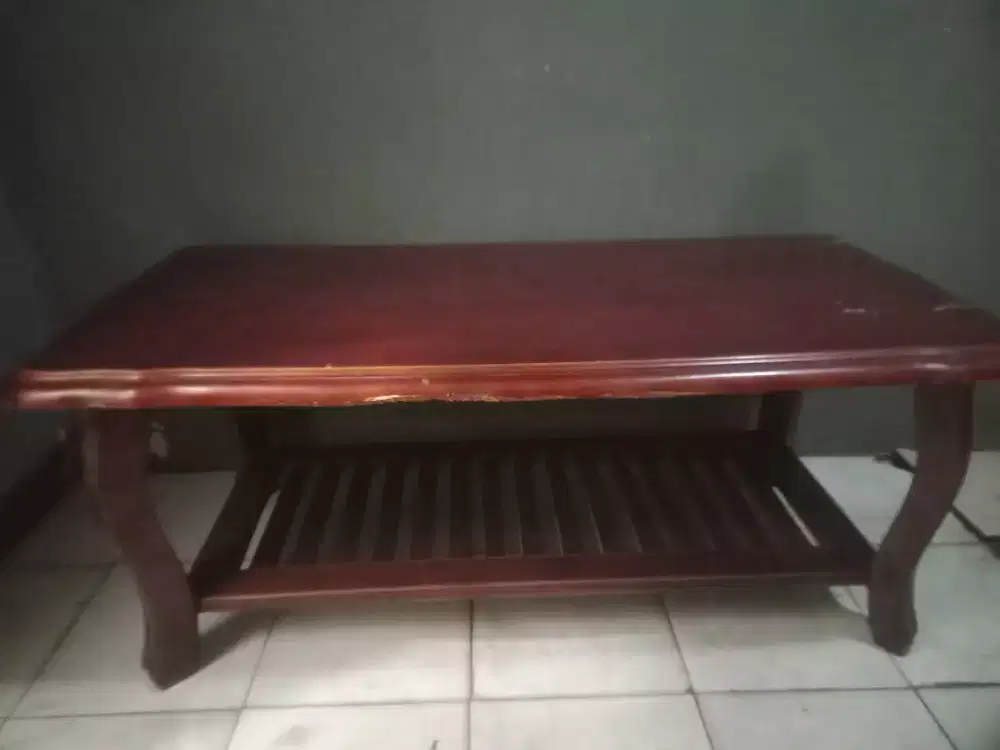 Meja kayu mewah simple