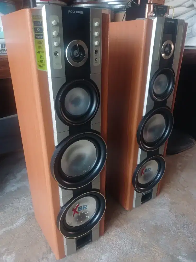 Spiker aktif polytron  normal jaya siap buat karaoke juoz