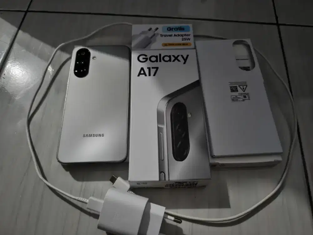 Samsung A17 4G NFC Ram 8GB/128GB Fullset baru sebulan segar banget