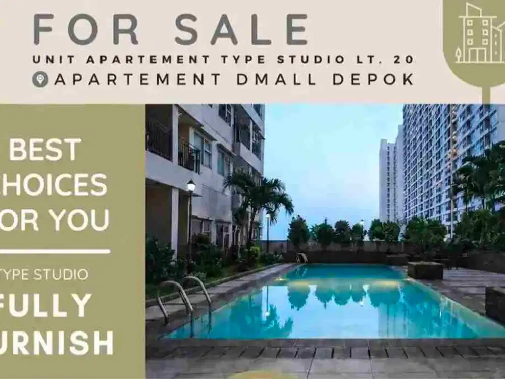 Dijual Cepat BU Apartement di Margonda Residence 3 Margonda