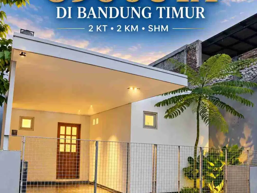 Rumah Baru Bumi Harapan Cibiru Dekat Cipadung, Cinunuk Bandung