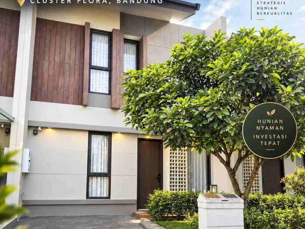 Rumah Full Furnished Cluster Flora Summarecon Bandung Dekat Tol Gedebage